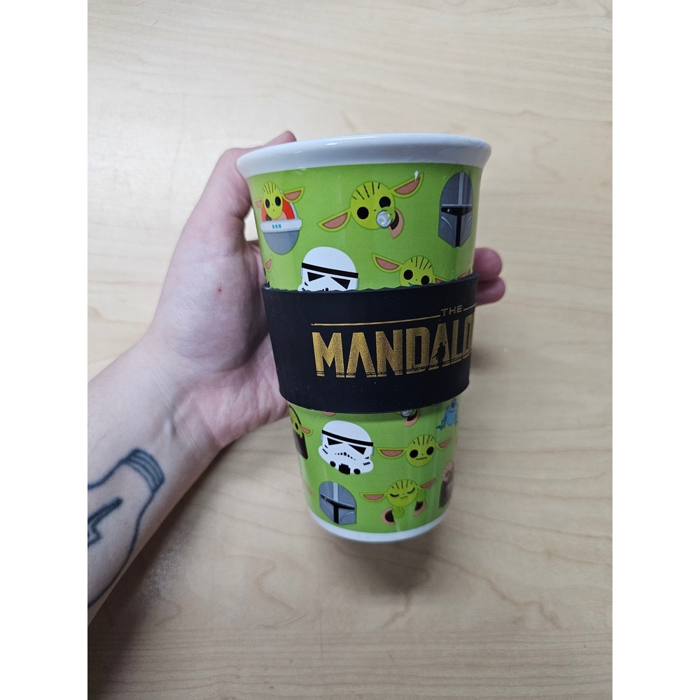 Galerie Star Wars The Mandalorian ceramic travel mug featuring The Child no lid